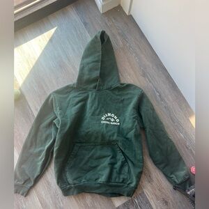 Diamond Cross Ranch Green Hoodie